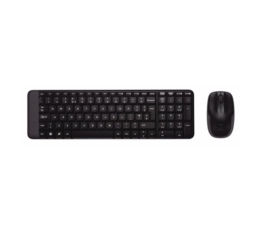 Kомплект клавиатура и мишка Logitech MK220 920-003161 US Layout безжични
