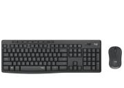 Безжичен комплект клавиатура и мишка Logitech MK295 Graphite black 920-009800 БДС layout