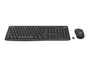 Безжичен комплект клавиатура и мишка Logitech MK295 Graphite black 920-009800 БДС layout