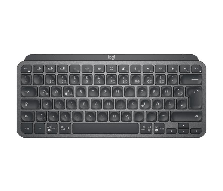 Bluetooth клавиатура Logitech MX Keys Mini с подсветка GRAPHITE 920-010498