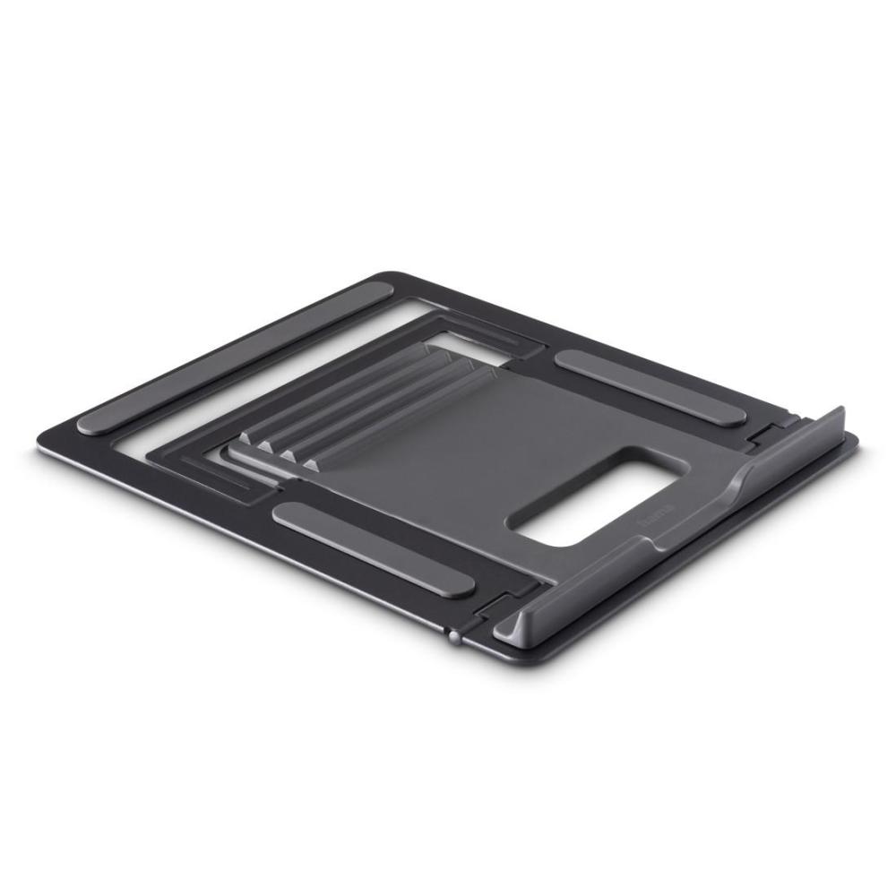 HAMA Стойка за лаптоп "Metal", 4-степенно накланяне, сгъваема, до 40 см (15,6"), сива