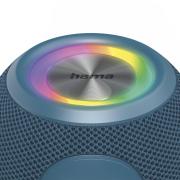 HAMA Блутут колонка "Ball Shape Speaker", 5 светлинни режима, 5W, синя