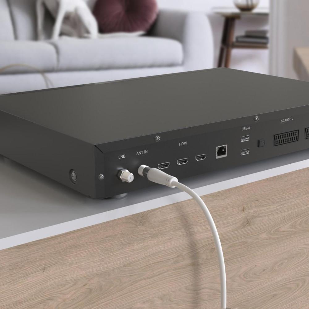 HAMA Коаксиален антенен кабел, 1,5 м, 90 dB