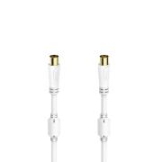 HAMA Коаксиален антенен кабел, позлатен, 1,5 м, 100 dB