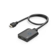 HAMA Сплитер 4K HDMI мъжко - 2 x HDMI женско, черен