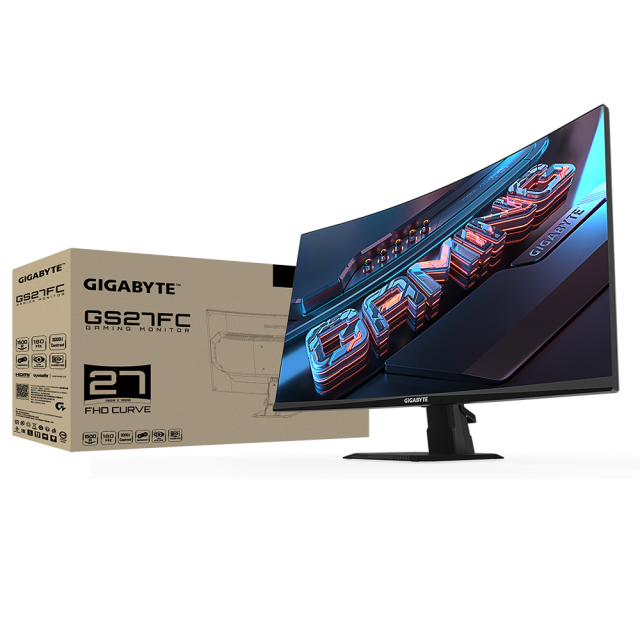 Геймърски Монитор Gigabyte GS27FC, 27" SS VA FHD (1920 x 1080), 108% sRGB, 180Hz, 1ms