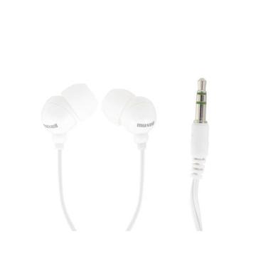 Слушалки  MAXELL PLUGZ, In-Ear, Бял