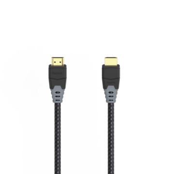 Кабел HAMA High Speed, HDMI мъжко - HDMI мъжко, 8K, 48GB/s, Ethernet , 1.5 м, Позл. конектори, Черен