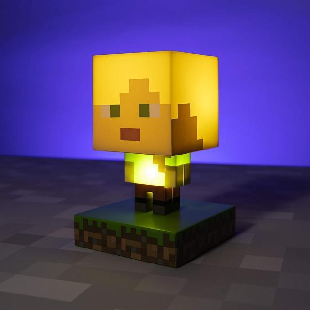 Статуетка Paladone Minecraft: Alex Icon Light BDP