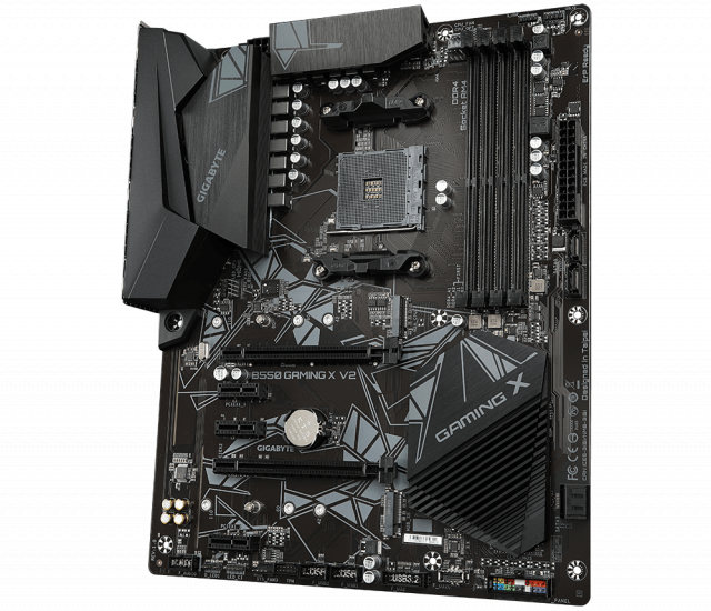 Дънна платка GIGABYTE B550 GAMING X V2 Socket AM4, 4 x DDR4, RGB Fusion, V2 (rev. 1.0)