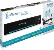 Двустранен преносим скенер IRIS IRIScan Anywhere 6 Wifi Duplex, A4, USB-C, Черен