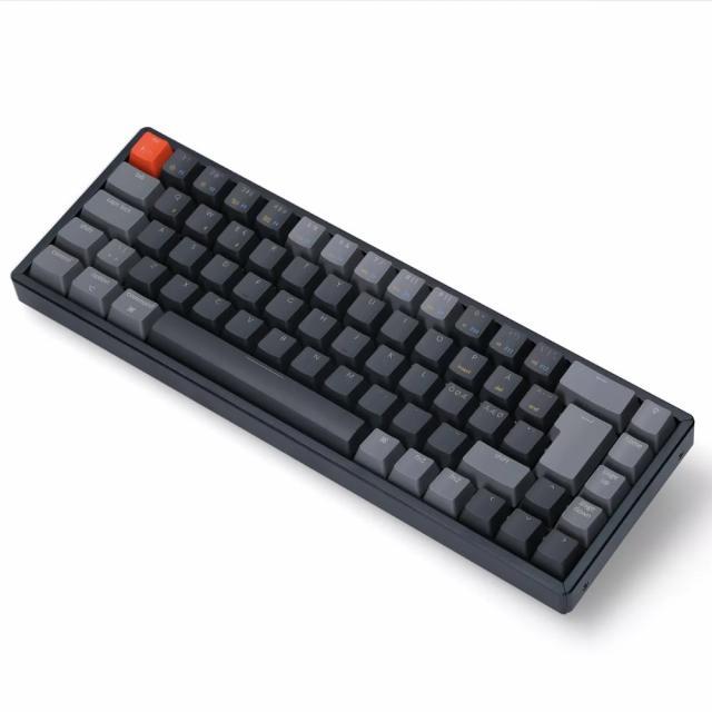 Геймърска Механична клавиатура Keychron K6 Hot-Swappable Aluminum 65% Gateron Brown Switch RGB LED Gateron Brown Switch ABS