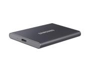 Външен SSD Samsung T7 Titan Grey SSD 2000GB USB-C, Сив