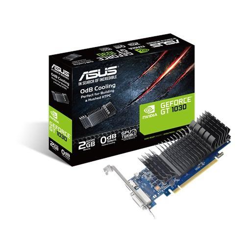 Видеокарта ASUS GeForce GT 1030 2GB GDDR5 Low Profile, 1x DVI-D, 1x HDMI 2.0, 64-bit
