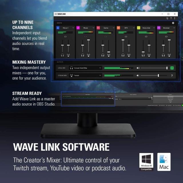 Настолен микрофон Elgato Wave 1