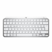 Безжична клавиатура Logitech MX Keys Mini, Bluetooth, USB-C, Pale Grey