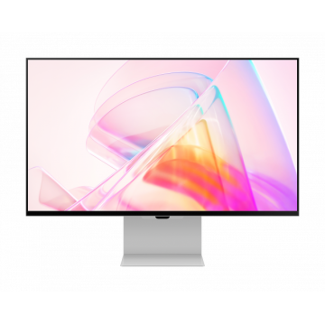 Монитор Samsung ViewInfinity S90PC - 27", IPS 5120 x 2880, 60Hz, 5 ms, 100% sRGB, HDR, USB-C, miniDP, Бял