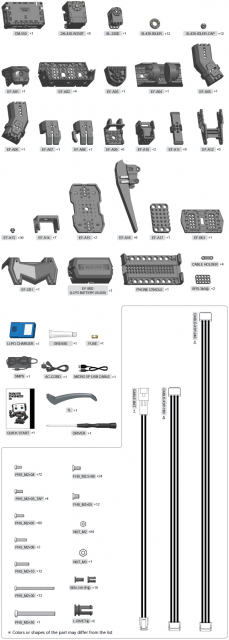 Комплект за роботика Robotis ENGINEER, Kit 1, 14г.