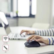 Безжична оптична мишка HAMA Riano 182645, Лява ръка, USB, Черен