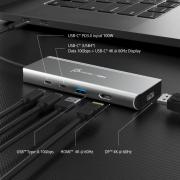 5-портов хъб j5create  JCD401 USB4 Dual 4K Multi-port, USB-C, 4K HDMI