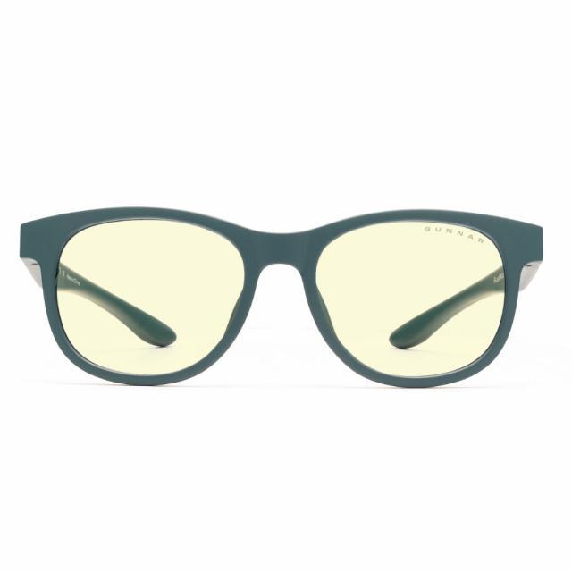 Детски компютърни очила GUNNAR Rush Kids Small, Amber Natural, Зелен