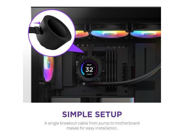 Охладител за процесор NZXT Kraken Elite 360 RGB Black, LCD Display