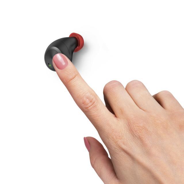 Блутут слушалки-тапи Hama Spirit Chop, True Wireless,  In-Ear, Гласов контрол, Черен