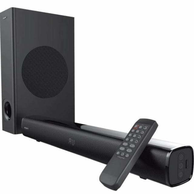 Озвучителна система Creative Stage V2 2.1, Subwoofer, Soundbar, Bluetooth, 160W, Черен