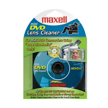 DVD-R Camcorder mini 8 см/ почистващ диск MAXELL /за камери/ blister 1 бр. в PVC case 