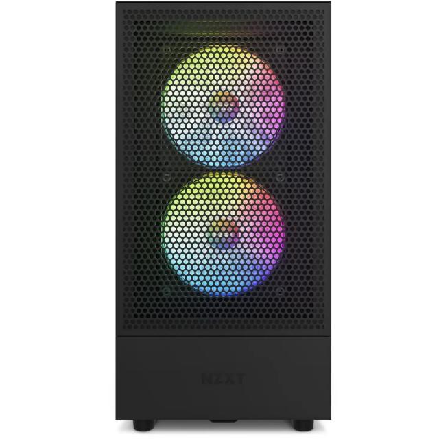 Кутия NZXT H5 Flow RGB Matte Black, Mid-Tower