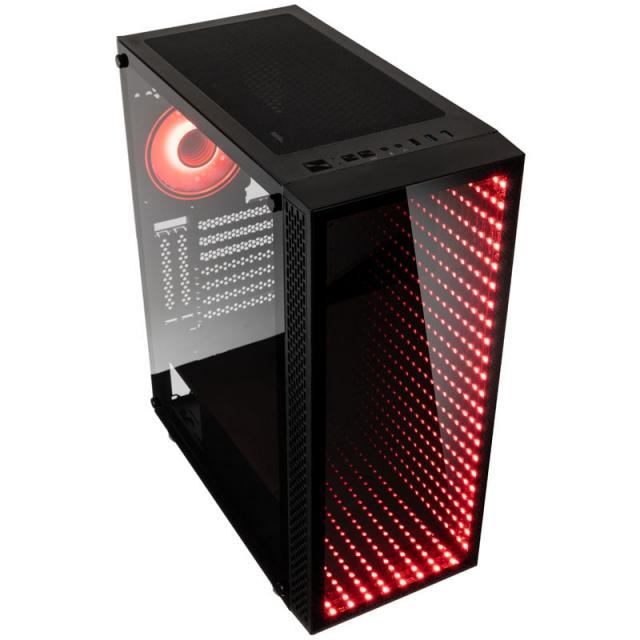 Кутия Kolink Void Rift RGB TG, Midi-Tower, Black Window, ATX, Черна