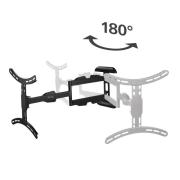 Стенна стойка за TV HAMA, Fullmotion, 2 рамена,черна, 65",400х400, до 25кг