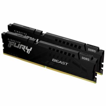 Памет Kingston FURY Beast Black 32GB(2x16GB) DDR5 PC5-38400 4800MHz CL38 KF548C38BBK2-32