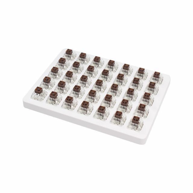 Суичове за механична клавиатура Keychron Kailh Box Brown, Switch Set 35 броя