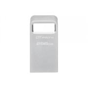 USB памет KINGSTON DataTraveler Micro, 256GB, USB-A 3.2 Gen 1, Сребрист