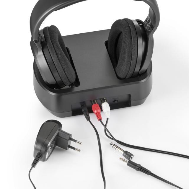 Безжични слушалки HAMA Thomson, 100м обхват, Черен