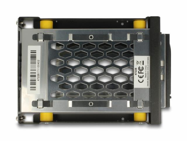 Преносимо чекмедже Delock 3.5″, За 1 x 2.5″ SATA / SAS HDD / SSD, Защита от вибрации