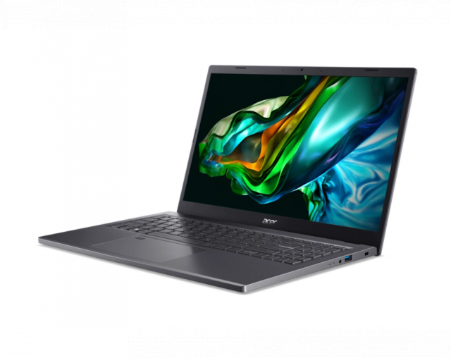 Лаптоп Acer Aspire 5 A515-58M-56WA, Intel Core i5-1335U, 15.6" FHD IPS, 16GB RAM, 512GB SSD, Nо OS, Кирилизиран