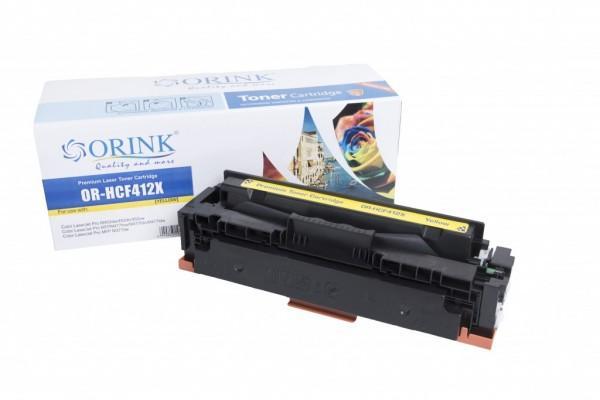 Тонер касета ORINK CF412XY, HP LJ PRO MFP M452/477/ Canon CRG-046H, 5000 k, Yellow