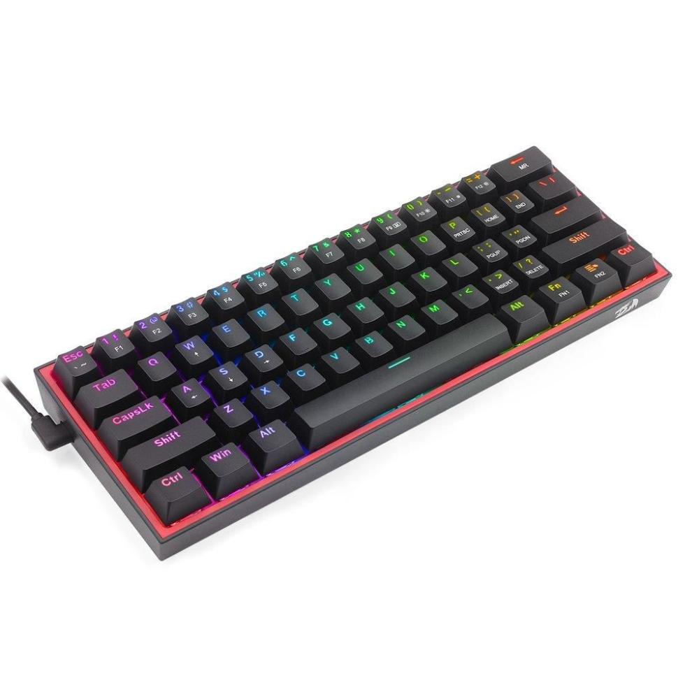 Redragon Fizz Pro K616-RGB Кабелна/Bluetooth v5.0/2.4GHz RGB механична геймърска клавиатура