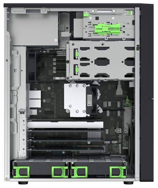 Сървър Fujitsu Primergy TX1310 M5 LFF Xeon E-2356G 1x32GB U 3200 1R 2x480GB SSD SATA 3.5inch NonHP DVD-RW Kit PSU Std NonHP