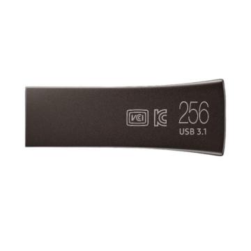 USB памет Samsung BAR Plus, 256GB, USB-A, Titanium Gray