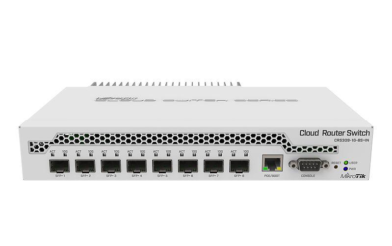 SFP+ комутатор Mikrotik CRS309-1G-8S+IN