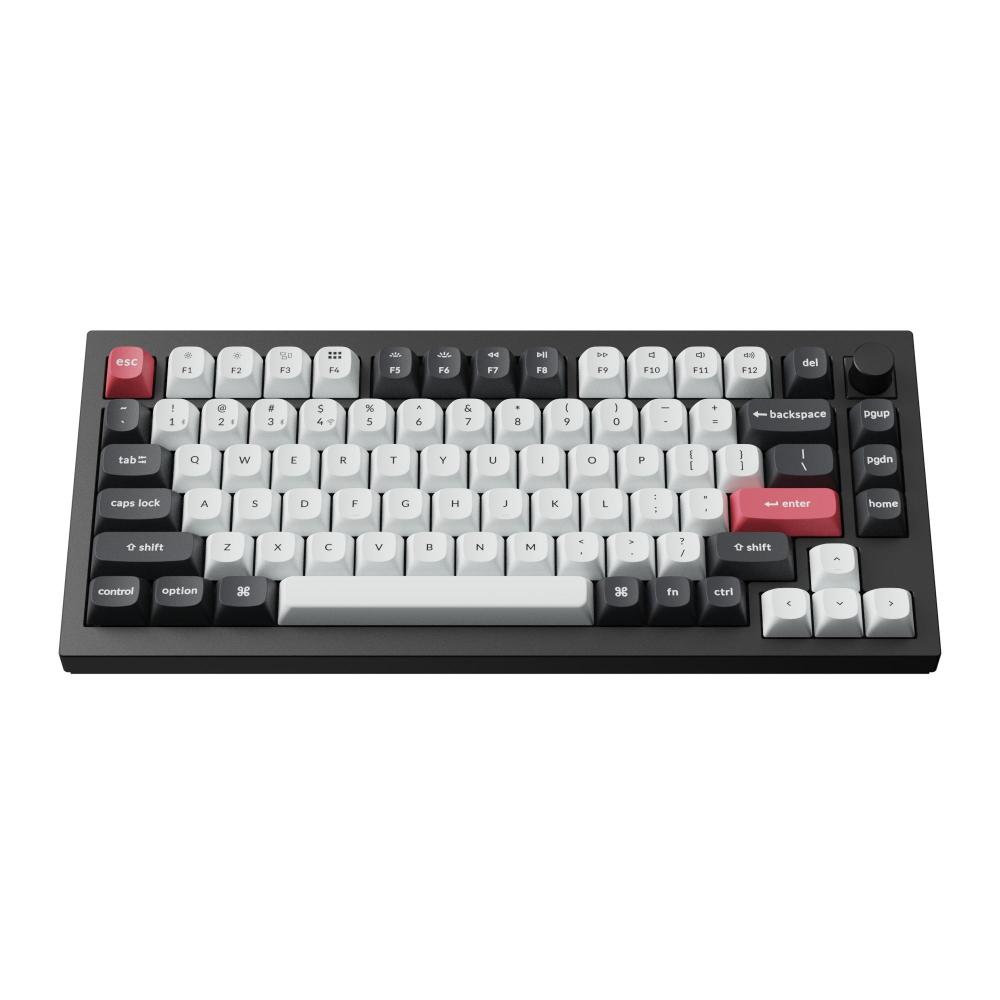Механична клавиатура Keychron Q1 HE QMK 75% Carbon Black - Wireless