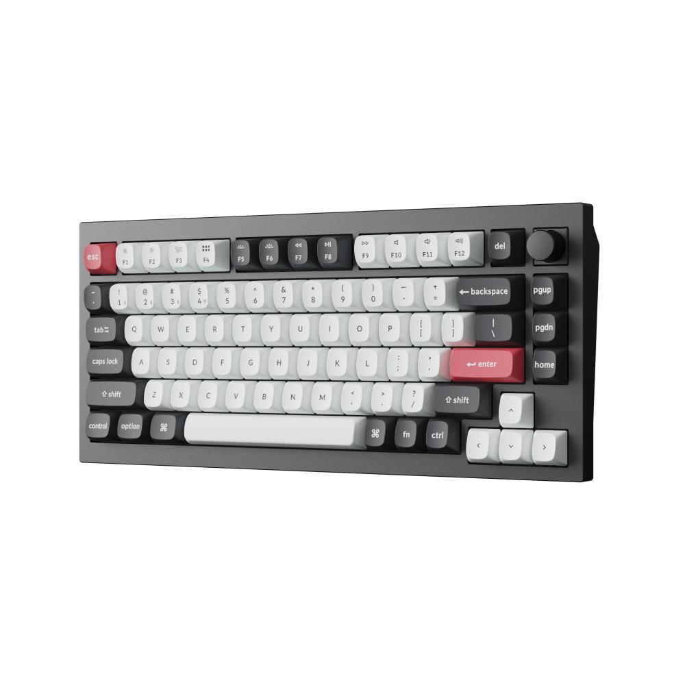 Механична клавиатура Keychron Q1 HE QMK 75% Carbon Black - Wireless