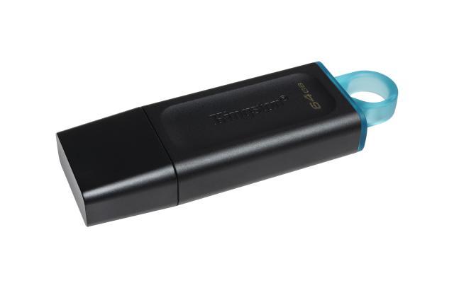 USB памет KINGSTON DataTraveler Exodia 64GB, USB 3.2 Gen 1, Черен