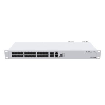 Комутатор Mikrotik CRS326-24S+2Q+RM 24 SFP+ и 2 QSFP+ портове