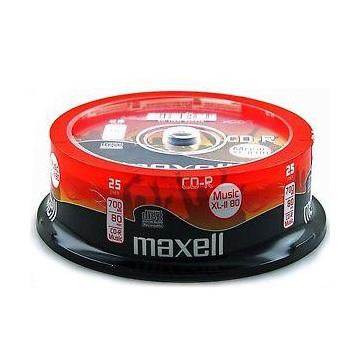 CD-R Music XL-II MAXELL, 700MB, 80 min, 25 бр