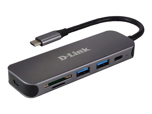D-LINK 5in1 USB-C Hub with Card Reader