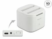 Станция Delock USB-C, За 2 x 2.5″ SATA HDD / SSD, Клониране